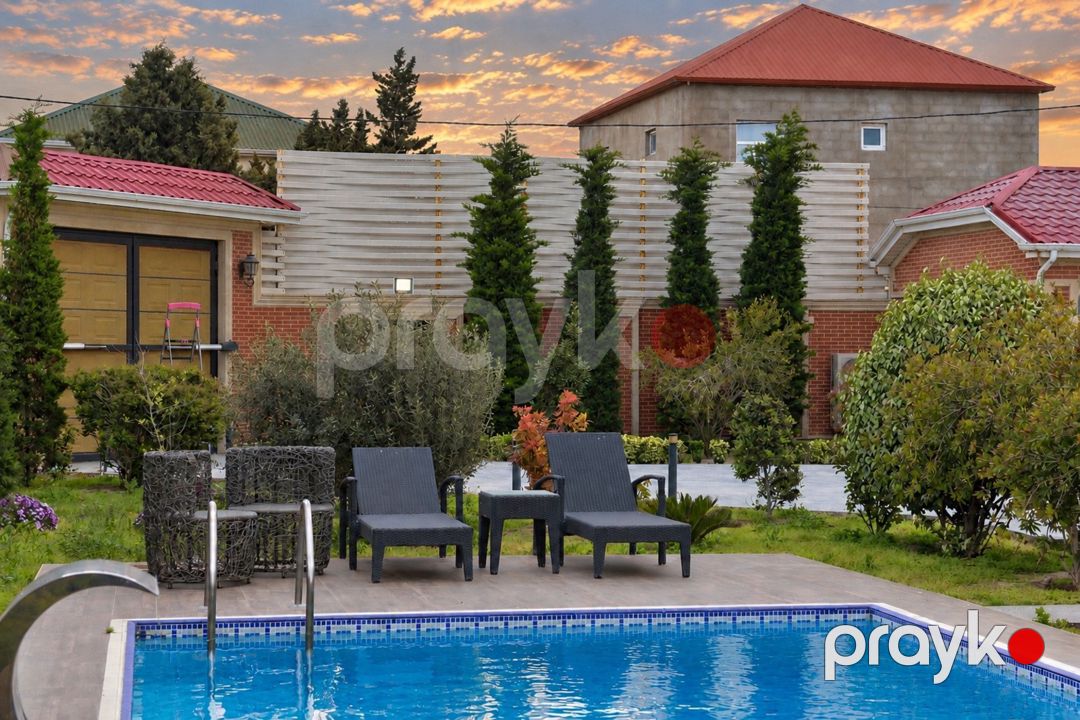 Satılır 6 otaqlı həyət evi/bağ evi 350 m² — Ev, villa, Bakı (4)