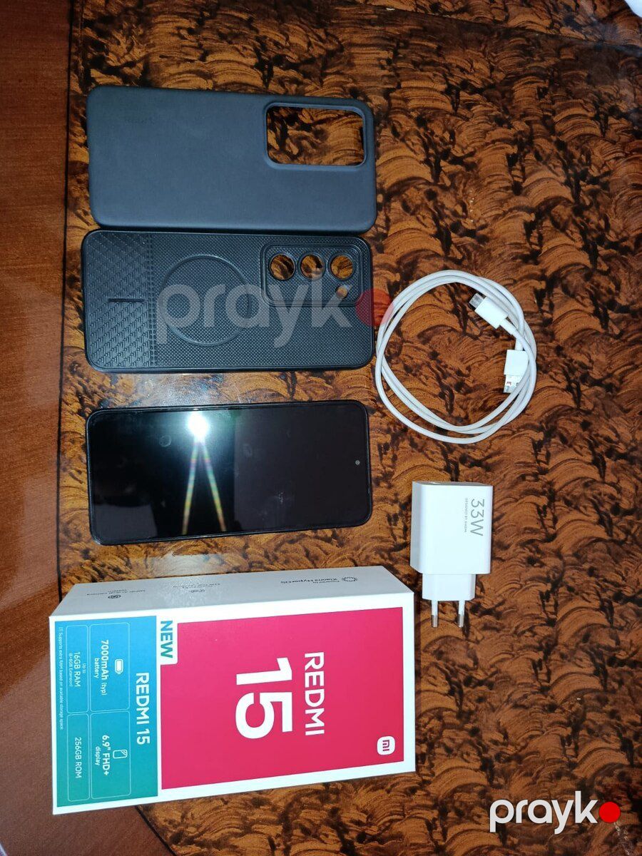 Xiaomi Redmi 15 Midnight Black 256GB/16GB — Smartfonlar, Bakı (4)