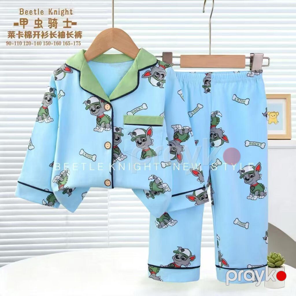 Uşaq pijama dəsti – Beetle Knight New Style 1yawdan 12yawa kimi - İki — Uşaq geyimi, Bakı (3)