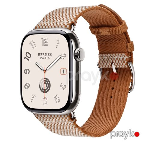 Apple Watch 11/46MM Hermes Orange Band — Bakı