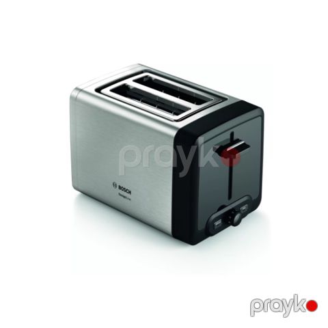 Bosch TAT4P420 Toster – 970W Güclü, 8 Səviyyəli Qızartma (Metalik) — Bakı