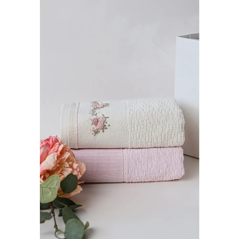 Hamam dəsti İyiGecələr Sweet Dreams,dəsmal 50×90 sm, 2 ədəd, diffuzor və ətirli şam,Çəhrayı (8681234943893) — Bakı
