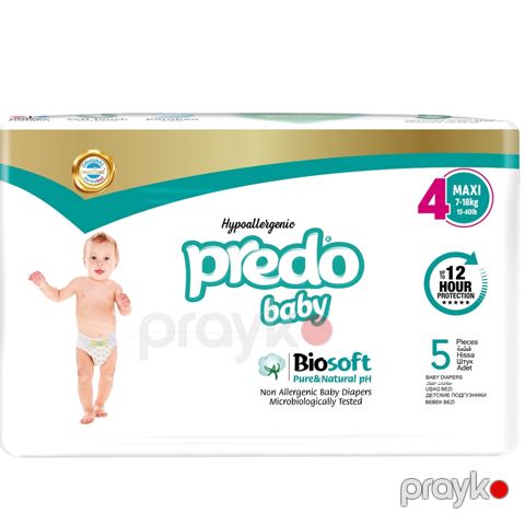Uşaq bezləri Predo Baby Hypoallergic 4, 7-18 kq, 5 ədəd — Bakı