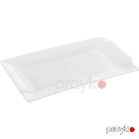Qab Wilmax, düzbucaq, 24x12 sm, farfor, ağ — Bakı