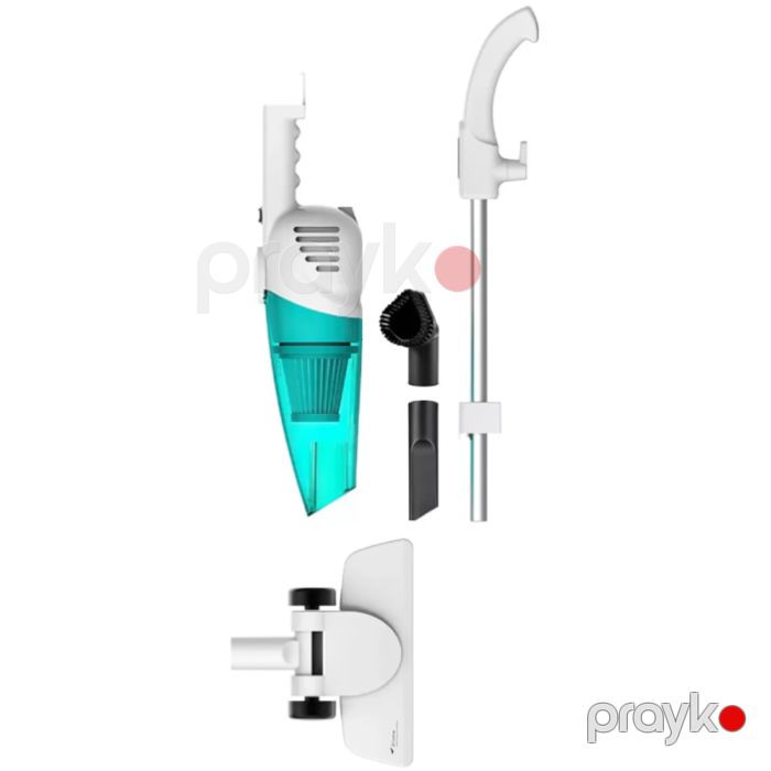 Deerma DX118C Vertikal Tozsoran – 600W, 1.2L, Simli, Ağ/Mavi — Mallar, Bakı (2)