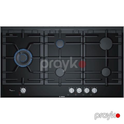 Bosch PRS9A6D70M Bişirmə Paneli – 5 Gözlü Qaz, WOK, Şüşə Keramika — Bakı