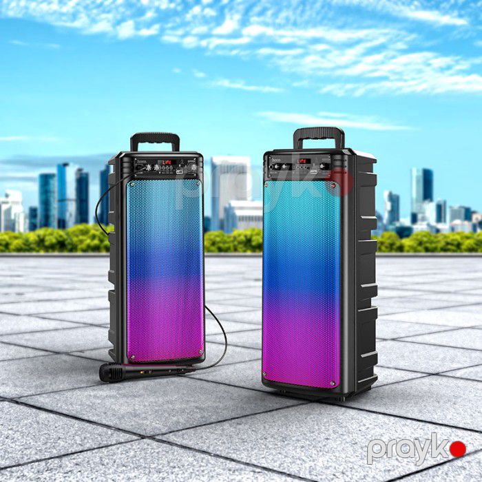 Hoco BS52 Billowing Portativ Karaoke Dinamik 20W RGB və Mikrofon — Mallar, Bakı (2)