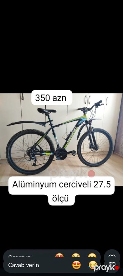 Dağ velosipedi – 27.5 ölçülü təkərlər, alüminium çərçivə. - Yüngül və — Digah