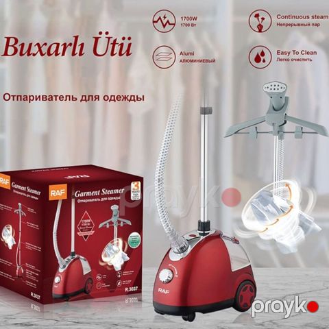 7518 Məhsulun adı: Vertikal buxarlayıcı RAF SPRK_R.3037 1700W — Bakı