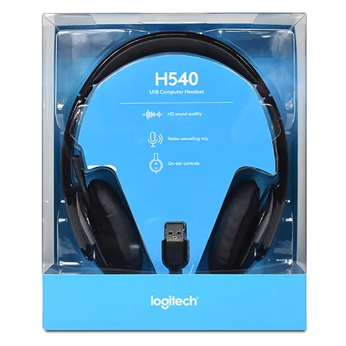 Logitech H540 (981-000480) Corded USB Headset — Bakı