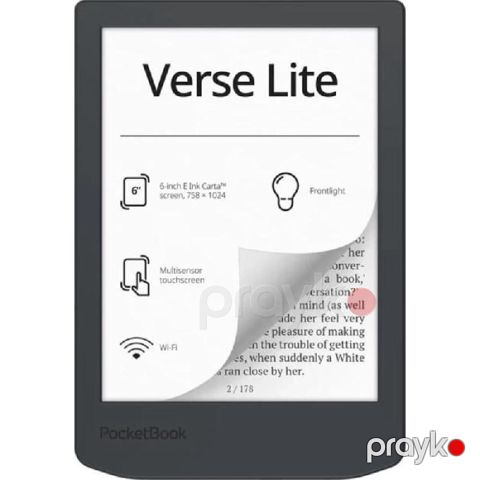 PocketBook Verse Lite 619 Midnight Grey – Elektron Kitab — Bakı