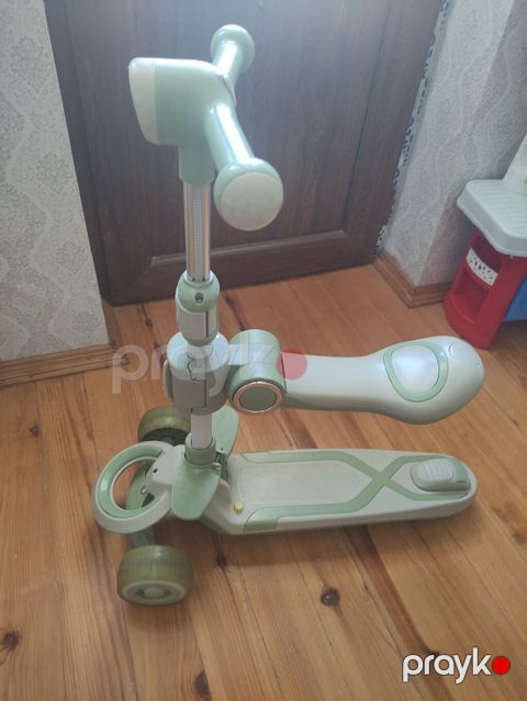 Uşaq üçün 3 təkərli skuter – çoxfunksiyalı model - Rəng: açıq — Sumqayıt