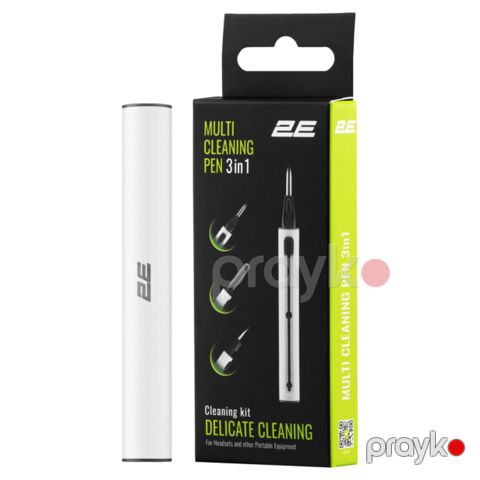2E Cleaning Kit for earbuds 3in1, white/grey (2E-SK3IN1) — Bakı