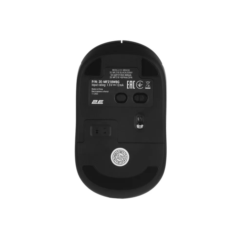 Mouse 2E MF218 Silent WL BT Black/Gray — Mallar, Bakı (6)