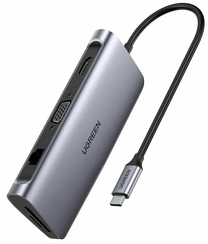 Ugreen 80133 Usb-c Multifunction Adapter — Kabelləri, adapterlər və keçidçilər, Bakı (2)