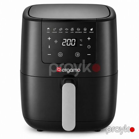 Məhsul №327 — Aerofritür Bergamo BG-AF2814IBS5D, Qara, 1300 Vt — Bakı