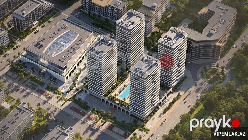 Sabunçu rayonunda 1 otaqlı Yeni tikili Satılır, 60 m² — Mənzil, Bakı (3)