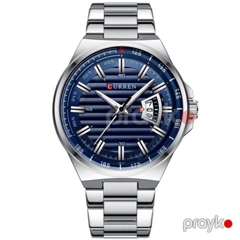 Qol saatı Curren C8375 Ss.s.bl Silver — Bakı