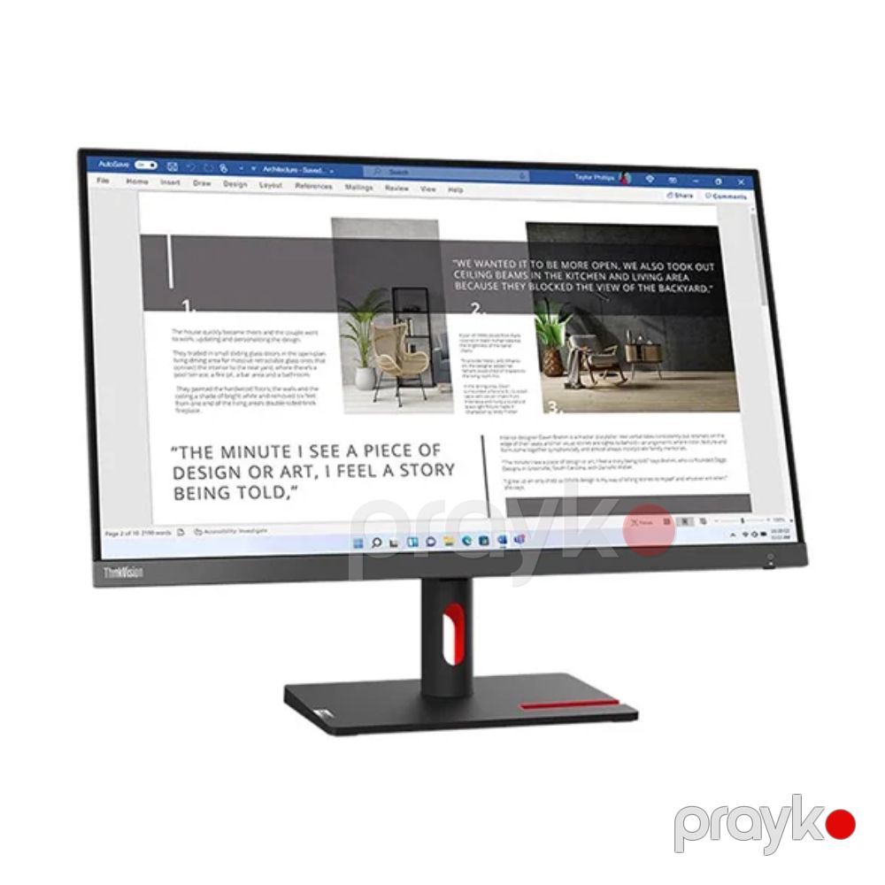 Lenovo ThinkVision S24i-30 (63DEKAR3EU) — Monitorlər, Bakı (2)