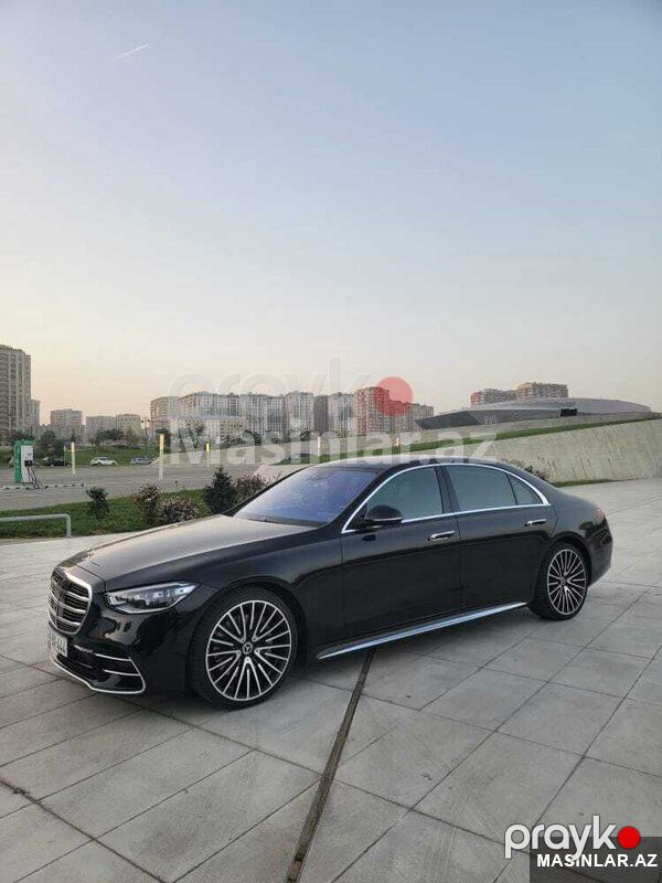 Mercedes s class, 2023 il — Minik avtomobili icarəsi, Bakı (6)