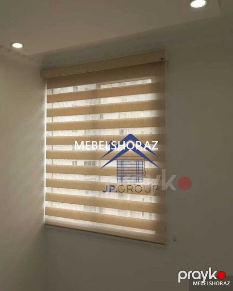 Zebra jalüz pərdə modelleri — Bakı