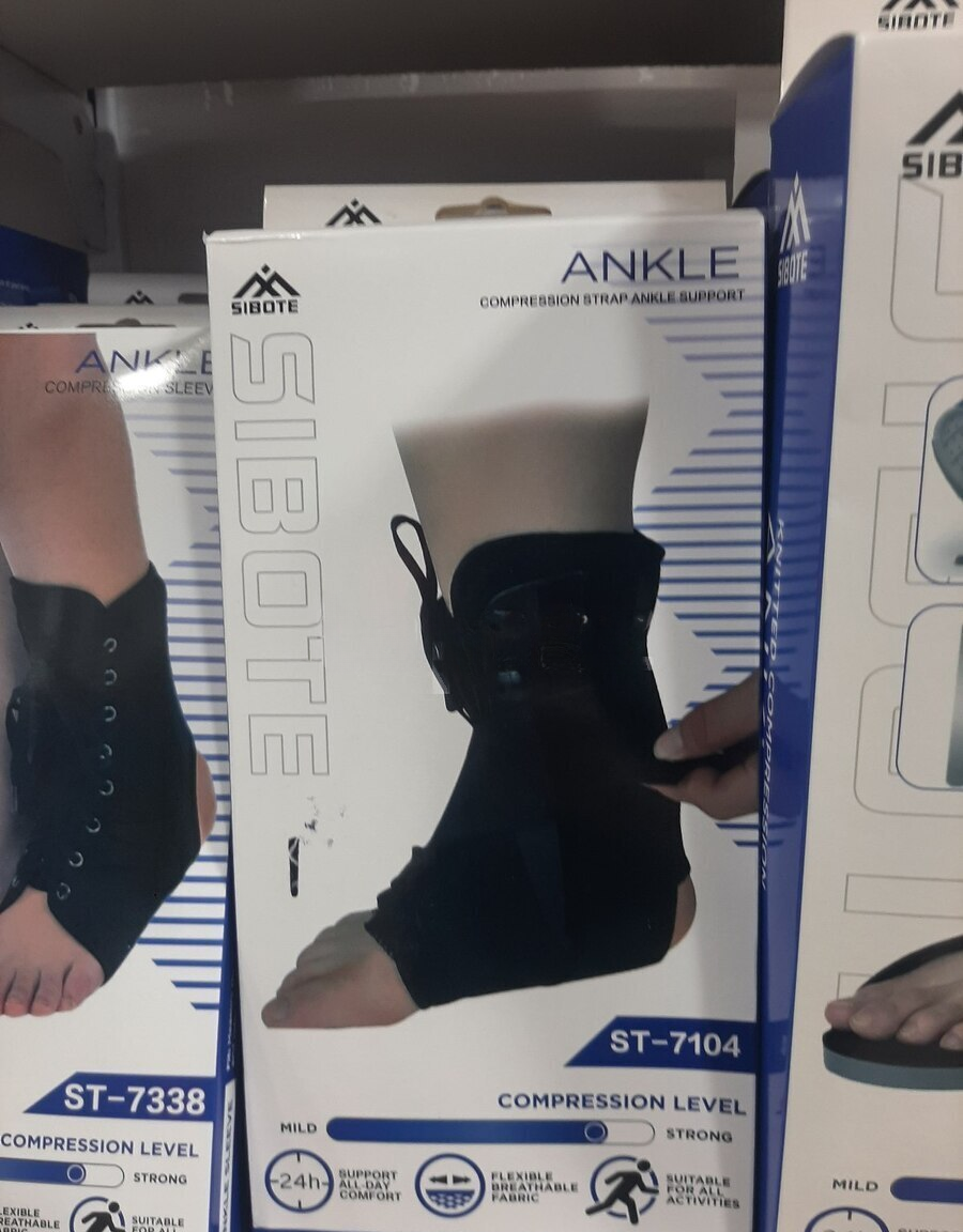 Sibote ST-7104 Ayaq Biləyi üçün Ortopedik Bandaj — Ortopedik tabanlıq və bərkiticiləri (7)