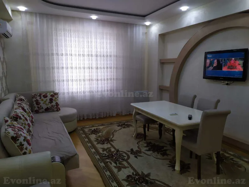 Kirayə verilir 2 otaqlı Mənzil Yeni tikili 80 m² Bakı, Nəsimi r., Memar Əcəmi m., 4-cü mikrorayon — Mənzil, Bakı (3)