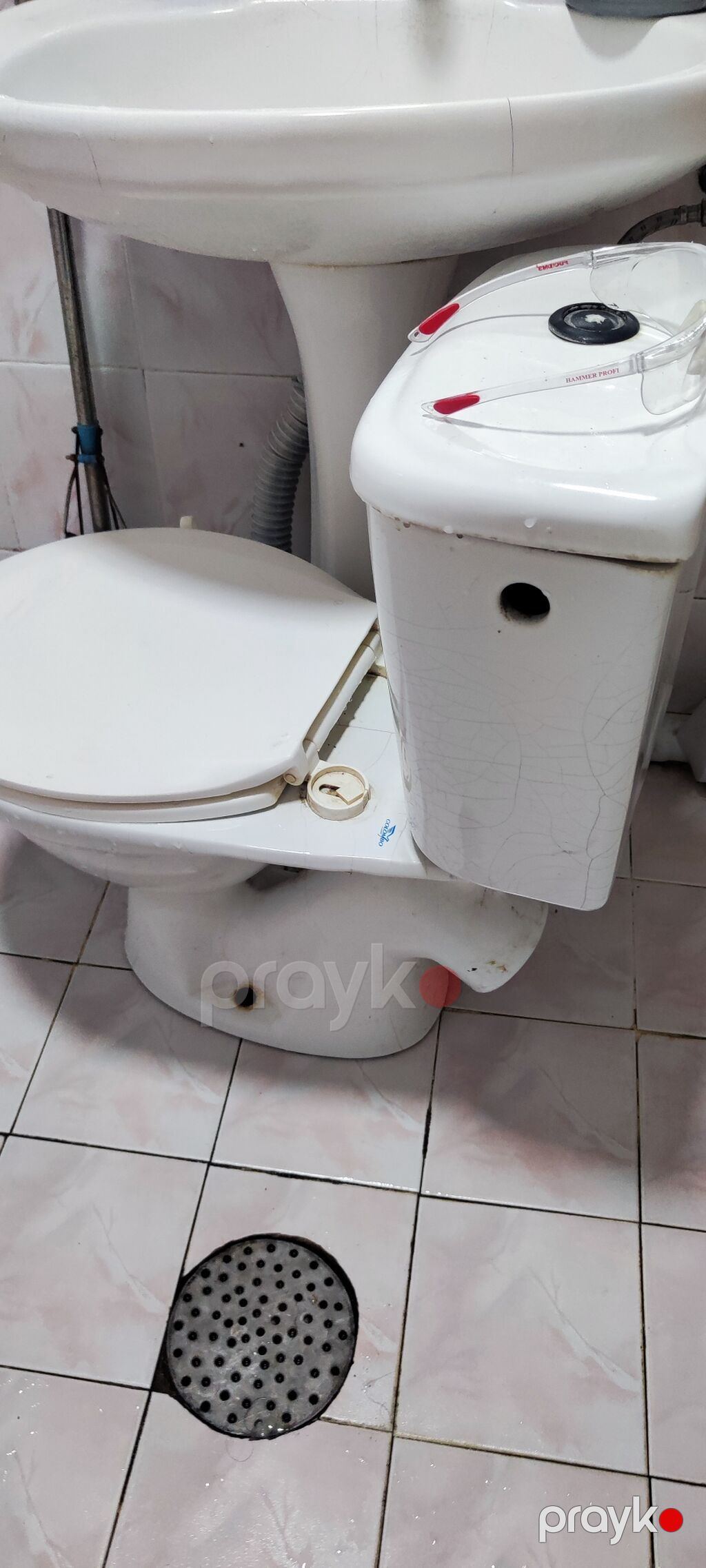 Məhsul: Keramik unitaz və üst su çəni dəsti Təsvir: - Korpus: Ağ — Tualetlər, Bakı (3)