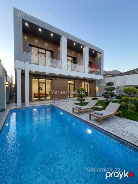 Günlük 5 otaqlı Həyət evi / Villa, 300 m², Xəzər rayonu — Bakı
