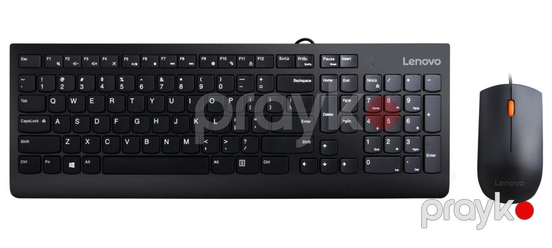Lenovo Essential Wired Combo Keyboard and Mouse (Russian/Cyrillic 441) (4X31R64429) — Periferik cihazlar, Bakı (2)