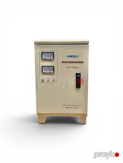 5879 Məhsulun adı: Stabilizator Andeli SVC7500VA-220V Brend: Andeli — Bakı