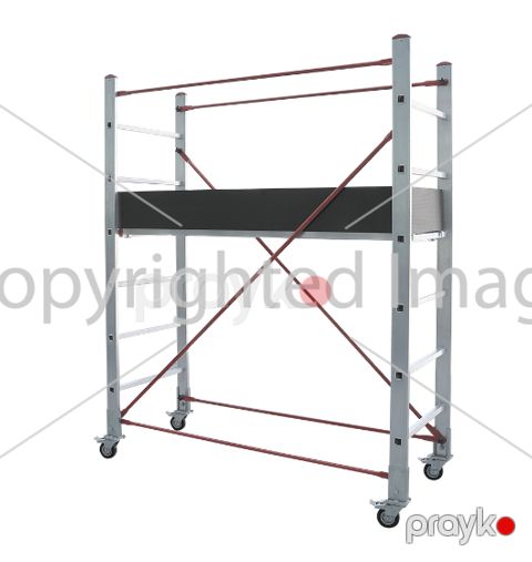 İskələ bir bölməli təkərli 5 m, (modul hündürlüyü 2.5 m) Beykon CP 25 — Bakı