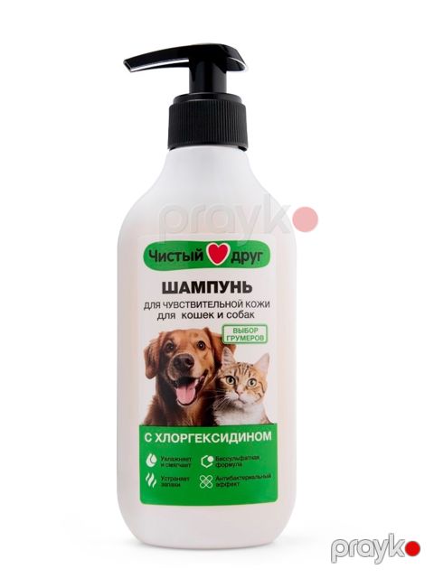 Pişiklər və itlər üçün şampun Floresan Cosmetic Чистый друг F801 300 ml — Bakı