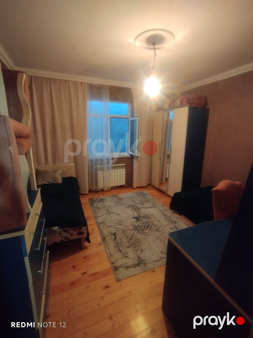 2 otaqlı həyət evi Plan: - Qonaq otağı: geniş, tavan dekorlu — Ev, villa, Bakı (5)