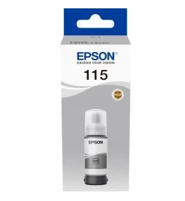 Epson 115 EcoTank Grey ink bottle (C13T07D54A) — Bakı