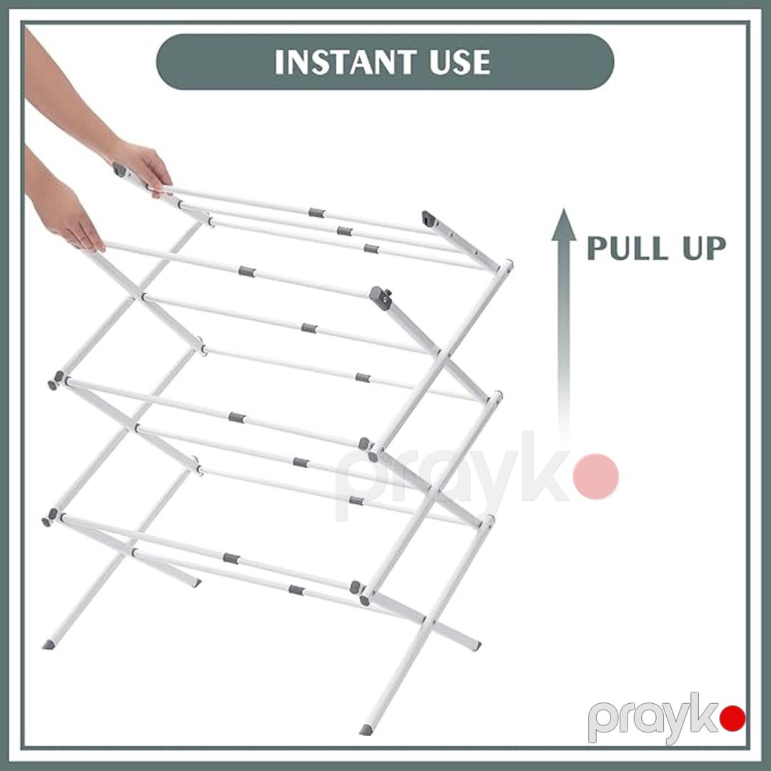 Paltar üçün quruducu Apexchaser 977, metal, ağ, 103х37.5х75 sm — Mallar, Bakı (3)