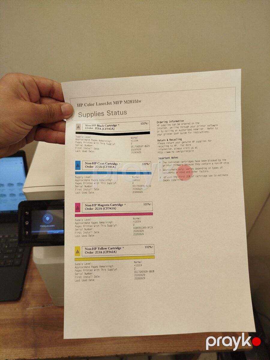 Printer Hp color m277n — Ofis texnikası və istehlak malları, Bakı (3)