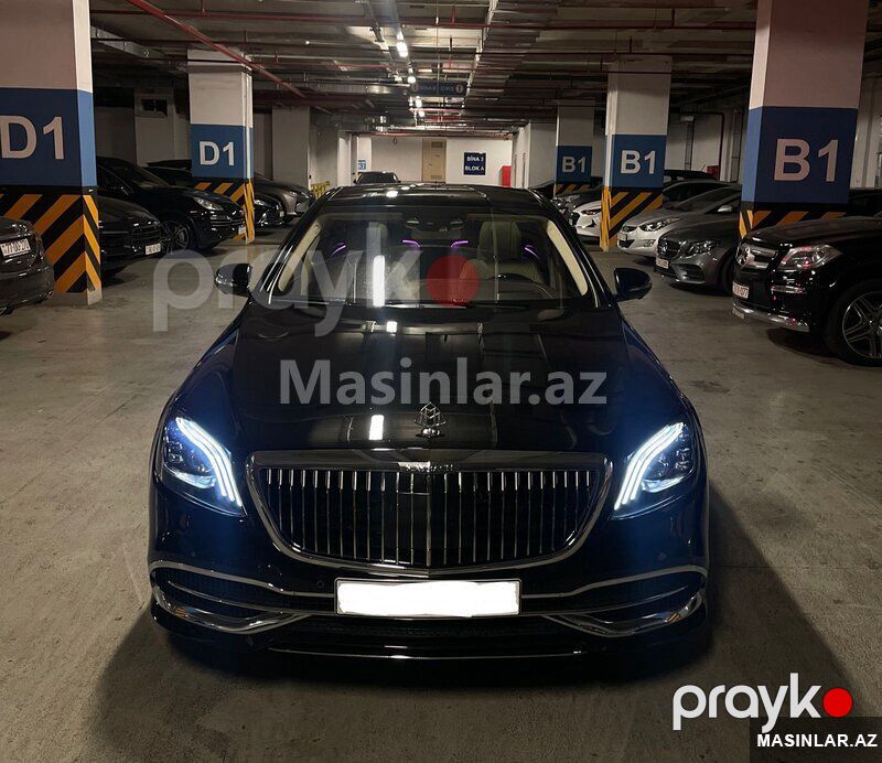 Mercedes s class, 2019 il — Minik avtomobili icarəsi, Bakı (5)