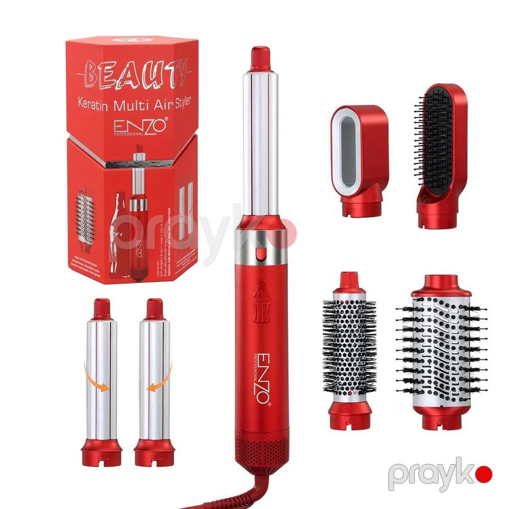 6974 Məhsulun adı: Multistayler Enzo EN-6227 TX 1500 W qırmızı-qara — Fən, Bakı (2)