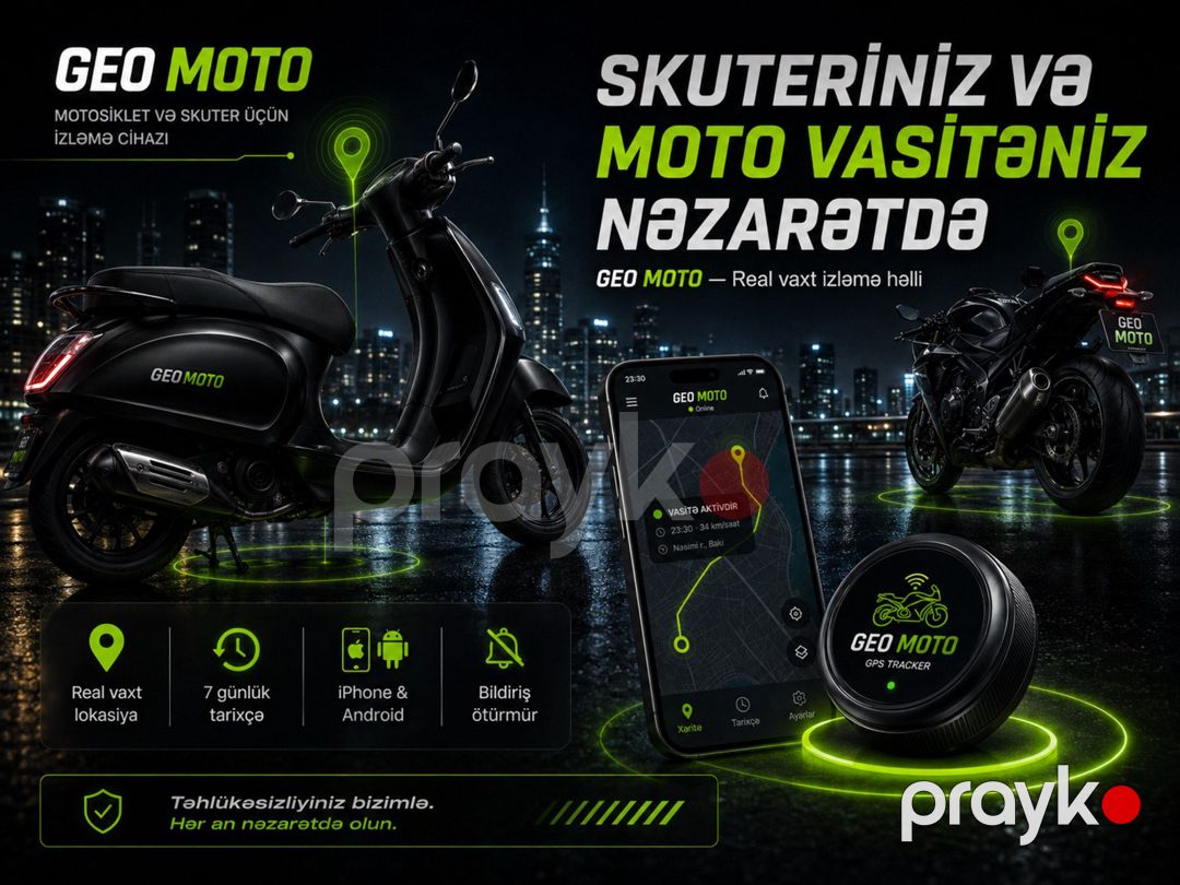 GPS GEO Moto izləmə cihazı — Ehtiyat hissələri və aksesuarlar, Bakı (3)