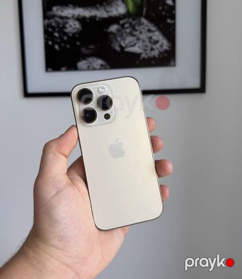 IPhone 14 Pro, 128 GB, Matte Gold, Zəmanət, Simsiz şarj, Face ID — Bakı