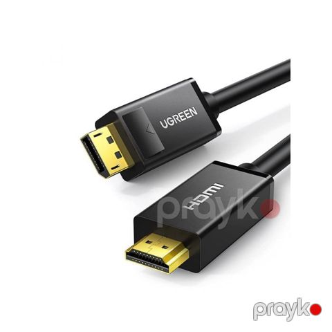 Kabel "Ugreen 10203 DisplayPort Male to HDMI Male Cable 3m (Black)" — Bakı