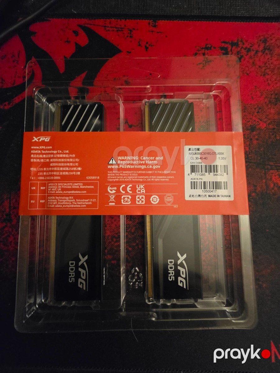 XPG Lancer Blade DDR5 32GB (2x16GB) 6000MHz CL30 — Kompüterlər və noutbuklar, Bakı (4)