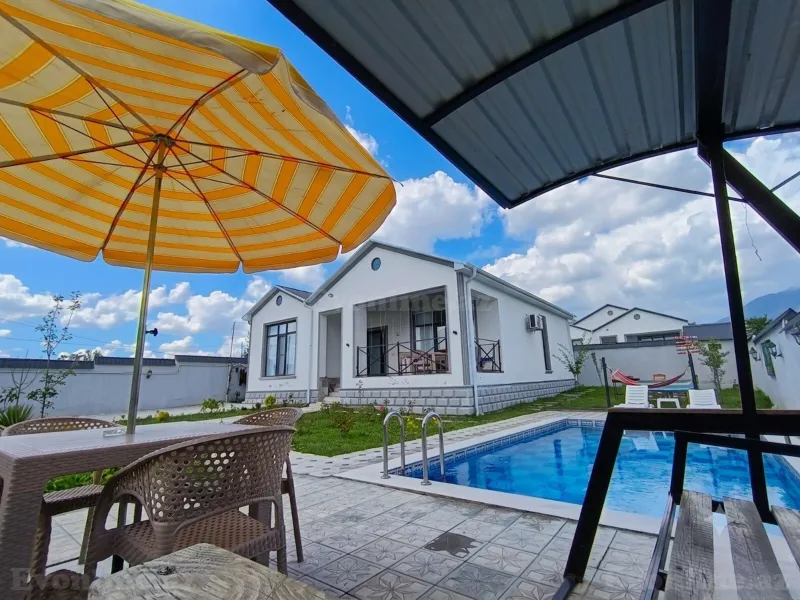 Kirayə verilir 4 otaqlı Həyət evi 130 m² Qəbələ — Ev, villa, Qəbələ (4)