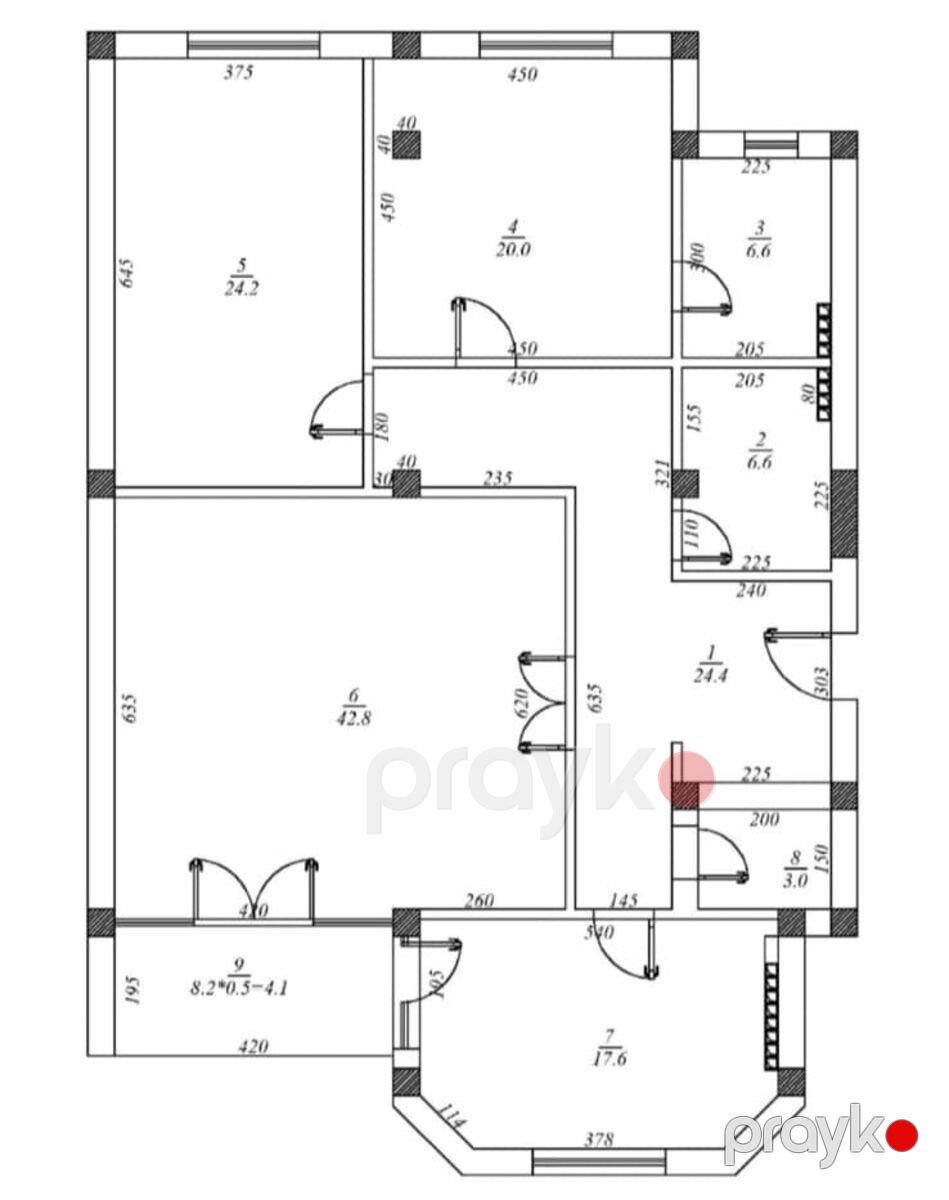 Satılır 4 otaqlı yeni tikili 159 m² — Mənzil, Bakı (2)