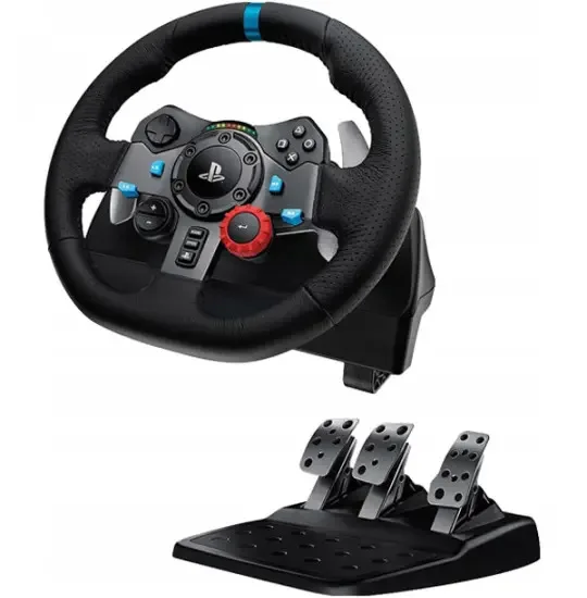 Oyun konsolu Logitech G29 Driving Force Racing Wheel Black — Mallar, Bakı (4)