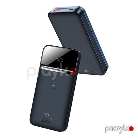 Baseus PPCXW10 Magnetic Wireless Power Bank 10000mAh 20W — Bakı