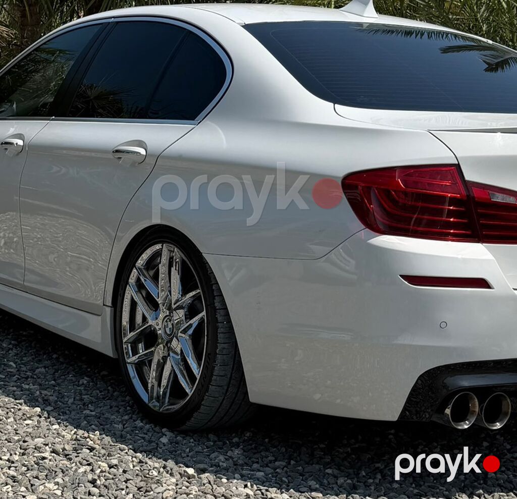 BMW F10 üçün 20" xrom yüngül lehimli disklər və aşağı profilli şinlər — Diskləri, Bakı (2)