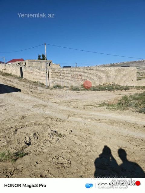 Satılır Torpaq sahəsi, 10 sot, Qobu — Abşeron