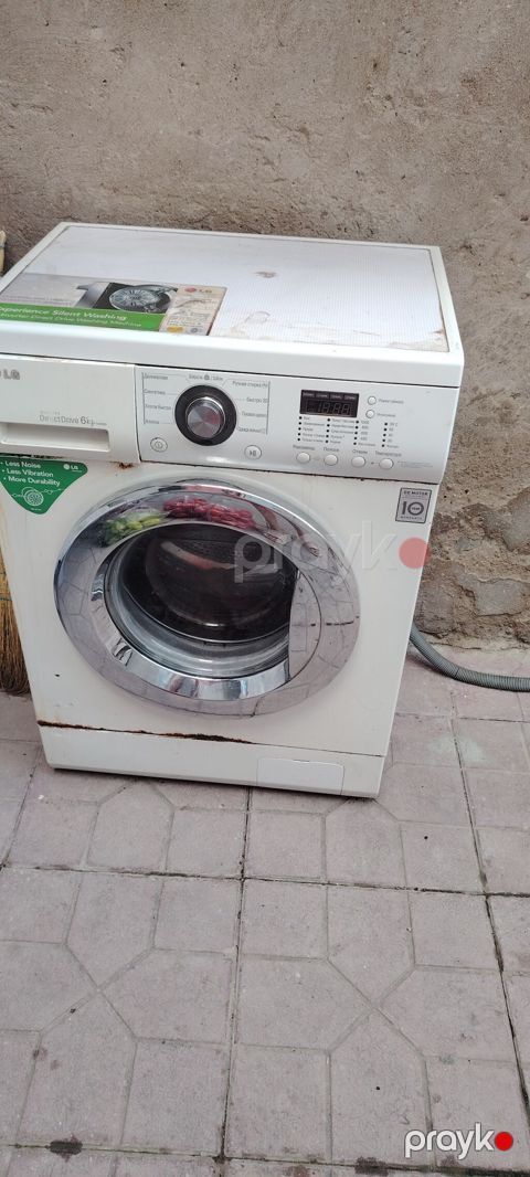 Paltaryuyan maşın LG, 6 kq, Təmirə ehtiyacı var, Avtomat, Qurutmasız, Ünvandan götürmə — Digah